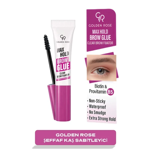Golden Rose Max Hold Brow Glue Şeffaf Kaş Sabitleyici