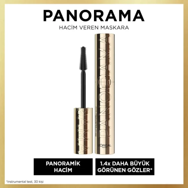 L'Oreal Paris Panorama Hacim Veren Maskara Siyah
