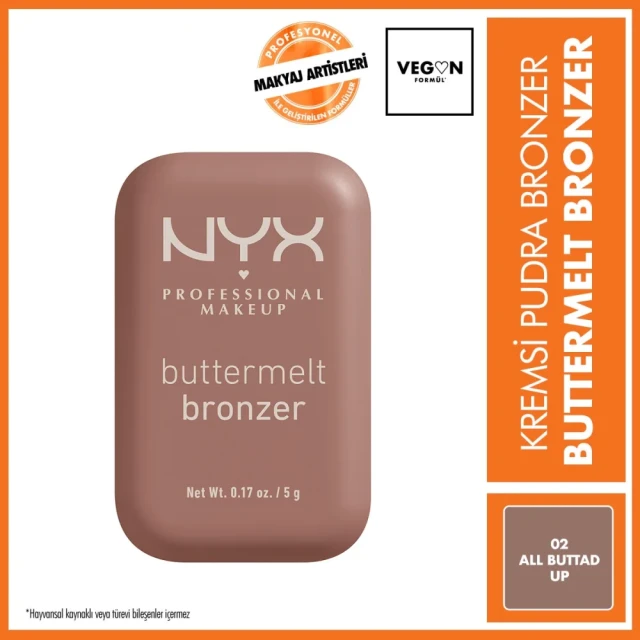Nyx Professional Makeup Buttermelt Bronzer 02 All Buttad Up