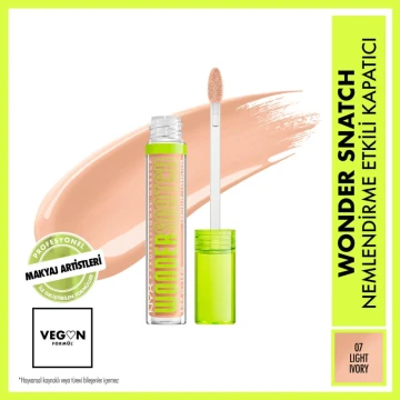 Nyx Professional Makeup Wonder Snatch Nemlendirme Etkili Kapatıcı 07 Light Ivory
