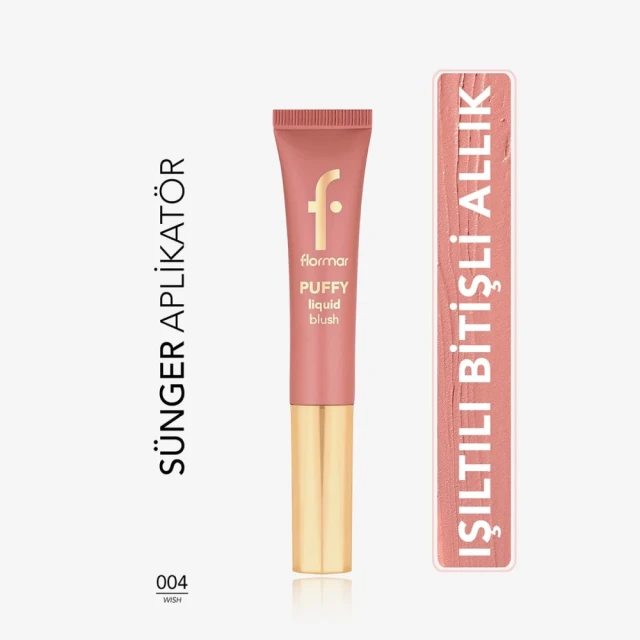 Flormar Puffy Liquid Aydınlık Bitişli Sünger Aplikatörlü Likit Kontür 007 Passion