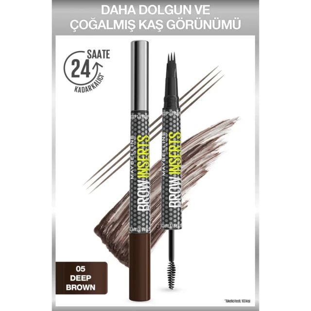 Maybelline New York Brow Insert Çift Uçlu Kaş Kalemi 05