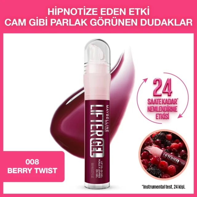 Maybelline New York Lifter Jel Dudak Parlatıcısı No: 008