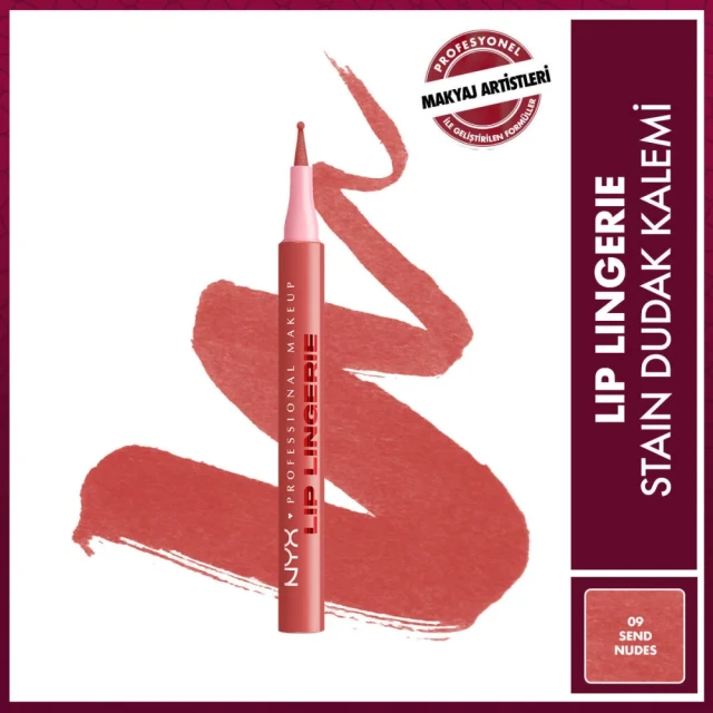 Nyx Professional Makeup Lip Lingerie Stain Dudak Kalemi 09 Send Nudes