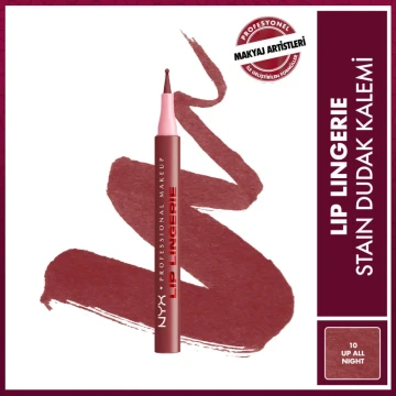 Nyx Professional Makeup Lip Lingerie Stain Dudak Kalemi 010 Up All Night