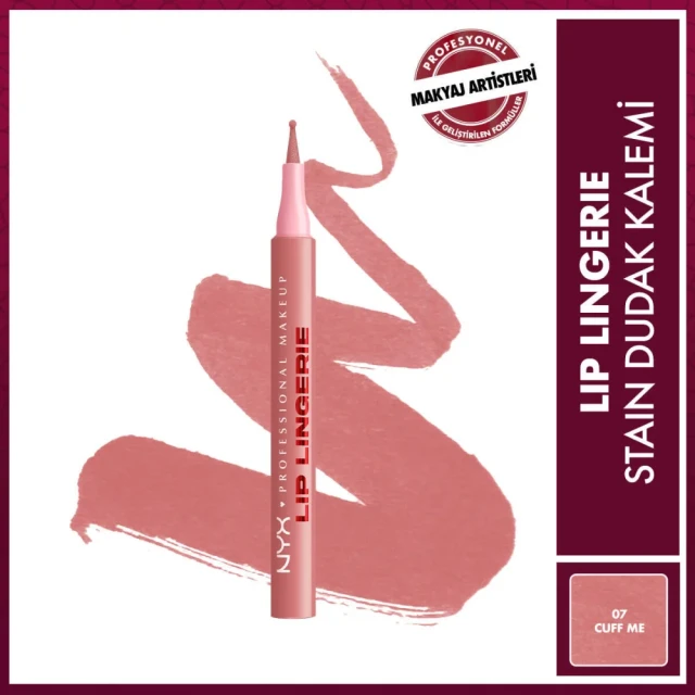 Nyx Professional Makeup Lip Lingerie Stain Dudak Kalemi 07 Cuff Me