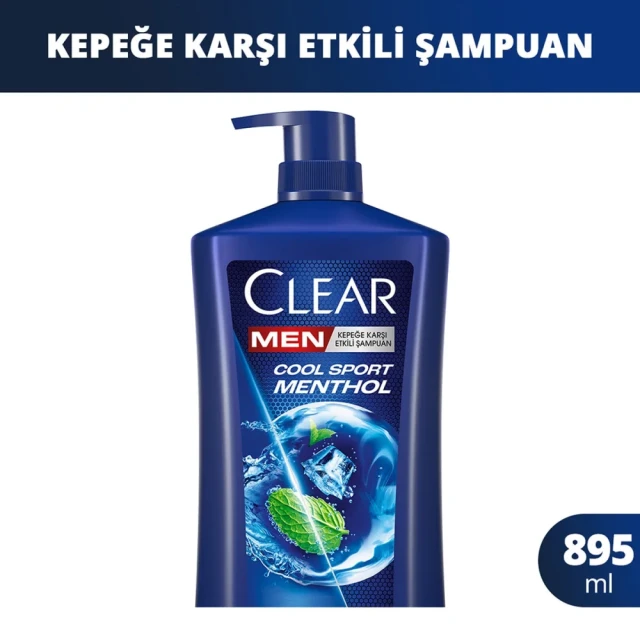 Clear Şampuan Cool Sport XXL 895 ml