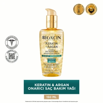Bioxcin Keratin ve Argan Saç Bakım Yağı 150 ml Bioxcin Keratin ve Argan Saç Bakım Yağı 150 ml