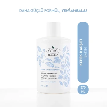 Otacı Botanics+ Kepek Karşıtı Bitkisel Bakım Şampuanı 375 ml 