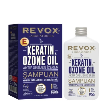 Revox Şampuan Keratin ve Ozon Yağı E Vitamini Bakımı 360 ml