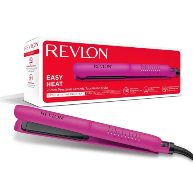 Revlon Easy Heat 25 mm Seramik Turmalin Saç Düzleştirici RVST2217E