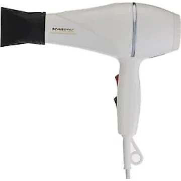 Powertec TR-501 Turbo Profesyonel 2500 W Fön Makinesi Beyaz