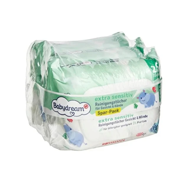 Babydream Islak Mendil El & Yüz Ekstra Hassas 25x4 Adet