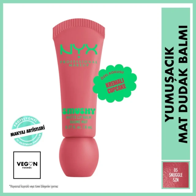 Nyx Professional Makeup Soft Matte Smushy Dudak Balmı Snuggle Szn 05