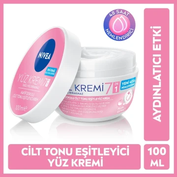 Nivea Cilt Tonu Eşitleyici Yüz Kremi 100 ml 24 Saat Nemlendirici