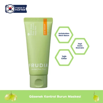 Frudia Green Grape Gözenek Kontrol Soyulabilir Burun Maskesi 60 g