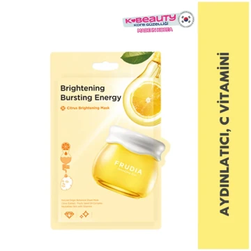 Frudia Citrus Aydınlatıcı Yüz Maskesi 1 Adet Frudia Citrus Aydınlatıcı Yüz Maskesi 1 Adet