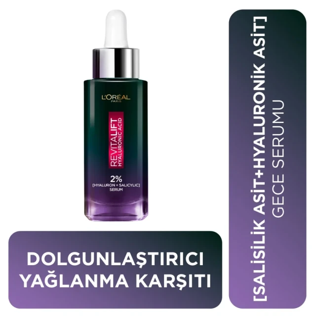 L'Oreal Paris Revitalift Yağ Karşıtı Gece Serumu 30 ml