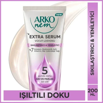 Arko Nem Extra Serum Sıkılaştırıcı Losyon 200 ml Arko Nem Extra Serum Sıkılaştırıcı Losyon 200 ml