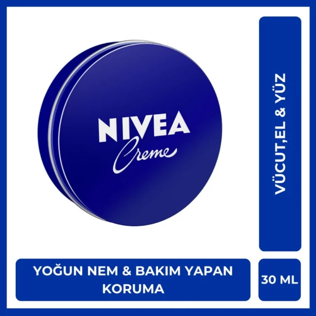 Nivea Creme Nemlendirici Krem 30 ml Bakım Yapan Koruma Tüm Ciltler Nivea Creme Nemlendirici Krem 30 ml Bakım Yapan Koruma Tüm Ciltler