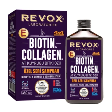 Revox At Kuyruğu Biotin Collagen Şampuan 360 ml