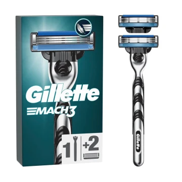 Gillette Mach3 Bıçak + 2 Yedek Başlık