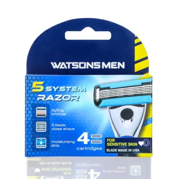 Watsons Men 5 Bıçaklı Yedek Tıraş Bıçağı 4 Adet Watsons Men 5 Bıçaklı Yedek Tıraş Bıçağı 4 Adet