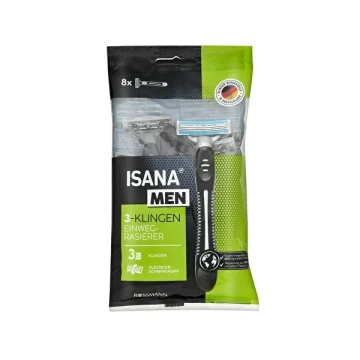 Isana Men Tıraş Bıçağı 3 Bıçaklı 8 adet