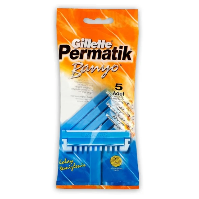 Gillette Permatik Banyo Kullan At Tıraş Bıçağı 5'li