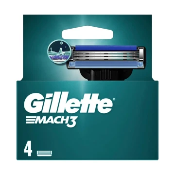 Gillette Mach3 Yedek Tıraş Bıçağı 4 Adet Gillette Mach3 Yedek Tıraş Bıçağı 4 Adet