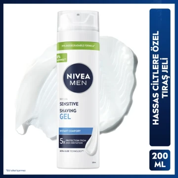 Nivea Men Tıraş Jeli Hassas 200 ml