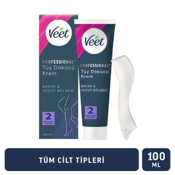 Veet Profesyonel Tüy Dökücü Krem Bacak ve Vücut 100 ml Veet Profesyonel Tüy Dökücü Krem Bacak ve Vücut 100 ml