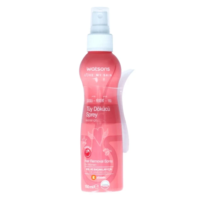 Watsons Kadınlar İçin Spatulalı Tüy Dökücü Sprey 150 ml