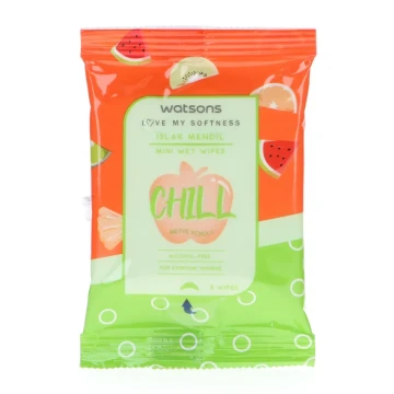 Watsons Mini Islak Mendil Chill Meyve Kokulu 3x8 Adet Watsons Mini Islak Mendil Chill Meyve Kokulu 3x8 Adet