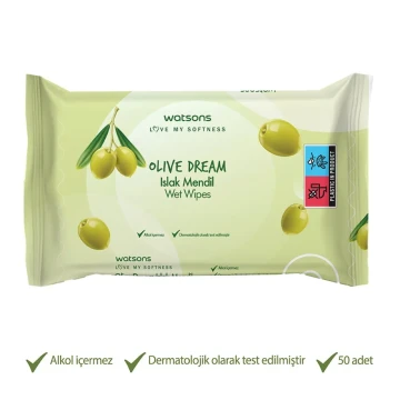 Watsons Islak Mendil Olive Dream 50'li