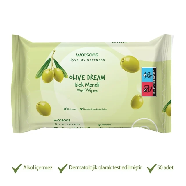 Watsons Islak Mendil Olive Dream 50'li