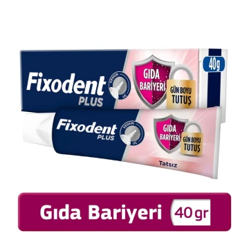 Fixodent Plus Gıda Bariyeri Protez Yapıştırıcı 40 g