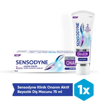 Sensodyne Clinical Repair Aktif Beyazlık Macun 75 ml