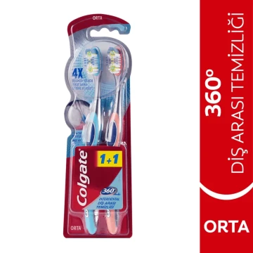 Colgate 360 Interdental Orta Diş Fırçası 1+1