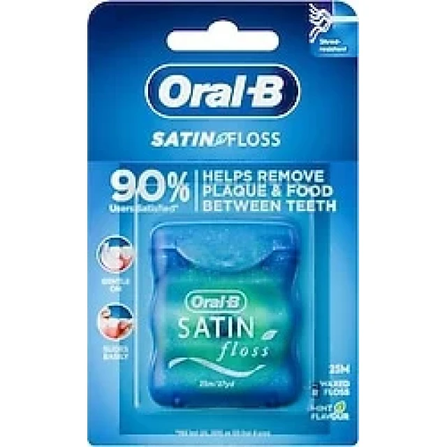 Oral-B Satin Floss Nane Aromalı 25 m Diş İpi