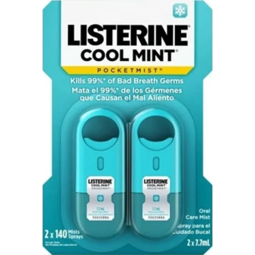 Listerine Cool Mint 7.7 ml 2 Adet Nefes Tazeleyici Sprey
