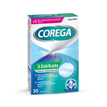 Corega Diş Protez Temizleyici Tablet 30 Adet Corega Diş Protez Temizleyici Tablet 30 Adet