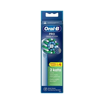 Oral-B Şarjlı Diş Fırçası Yedek Başlığı Cross Action X-Filament 4 Adet