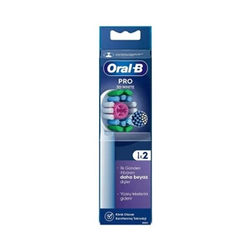 Oral-B Şarjlı Diş Fırçası Yedek Başlığı 3D White X-Filament 2'li