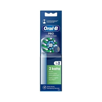 Oral-B Şarjlı Diş Fırçası Yedek Başlığı Cross Action X-Filament 2 Adet