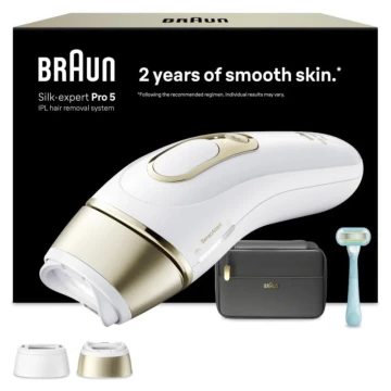 Braun IPL Silk Expert Pro 5 Epilasyon Seti PL5251 (Braun IPL Cihazı, Smart Flex Başlık + 2 Yedek Başlık)