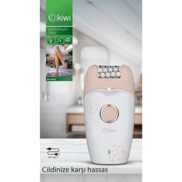 Kiwi Şarjlı Led Işıklı Epilasyon Cihazı KEP-6818