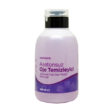 Watsons Pompalı Asetonsuz Oje Çıkarıcı 450 ml Watsons Pompalı Asetonsuz Oje Çıkarıcı 450 ml