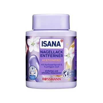 Isana Süngerli Asetonsuz Oje Çıkarıcı Biotin, Gliserin ve Kayısı Çekirdeği Yağı 75 ml