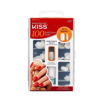 Kiss Takma Tırnak Kare Uçlu 100PS14 100'lü